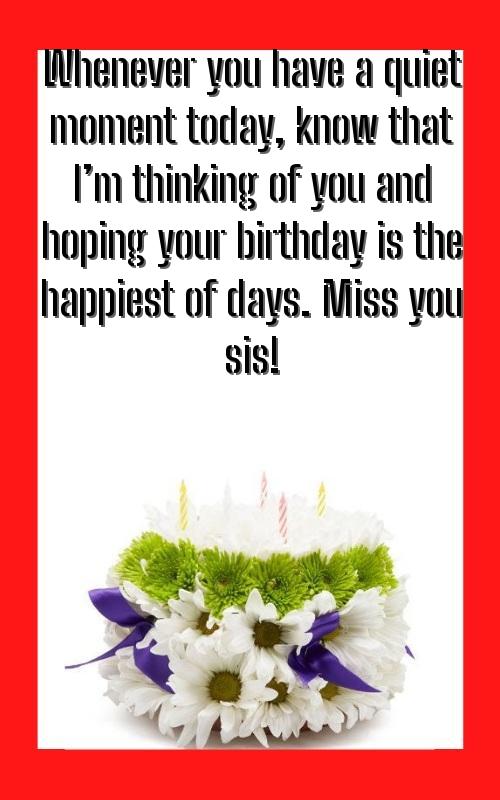 birthday wishes quotes sister